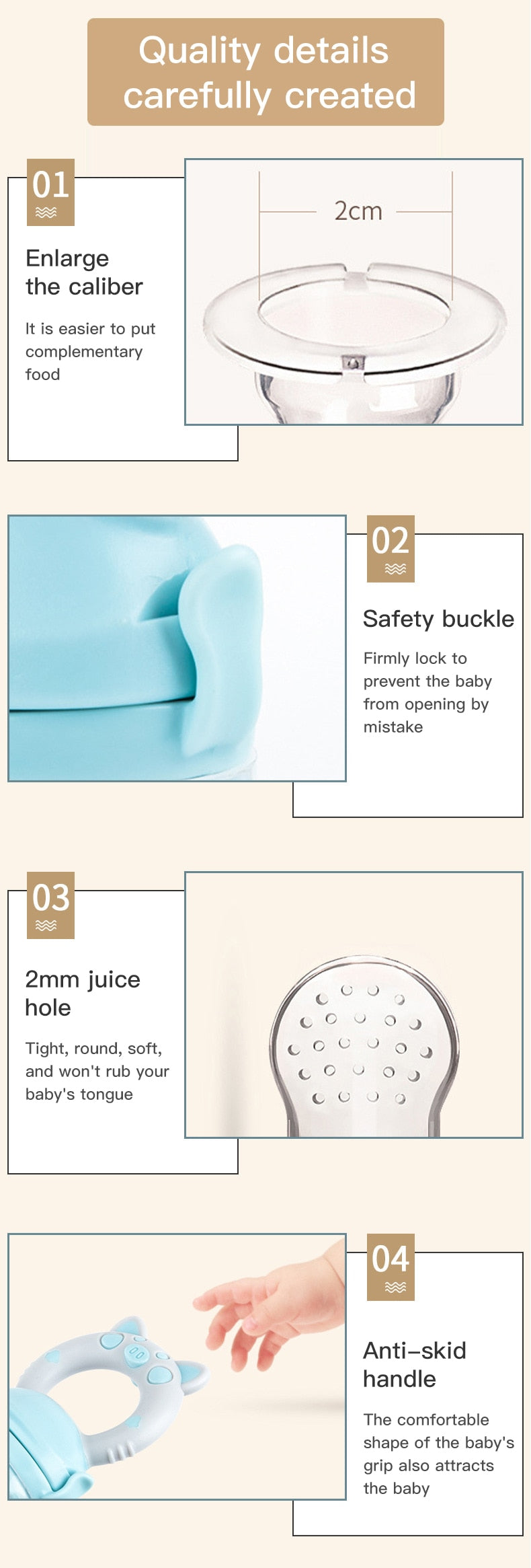 Juicer Pacifier Cup Fruit And Vegetable Tooth Grinding