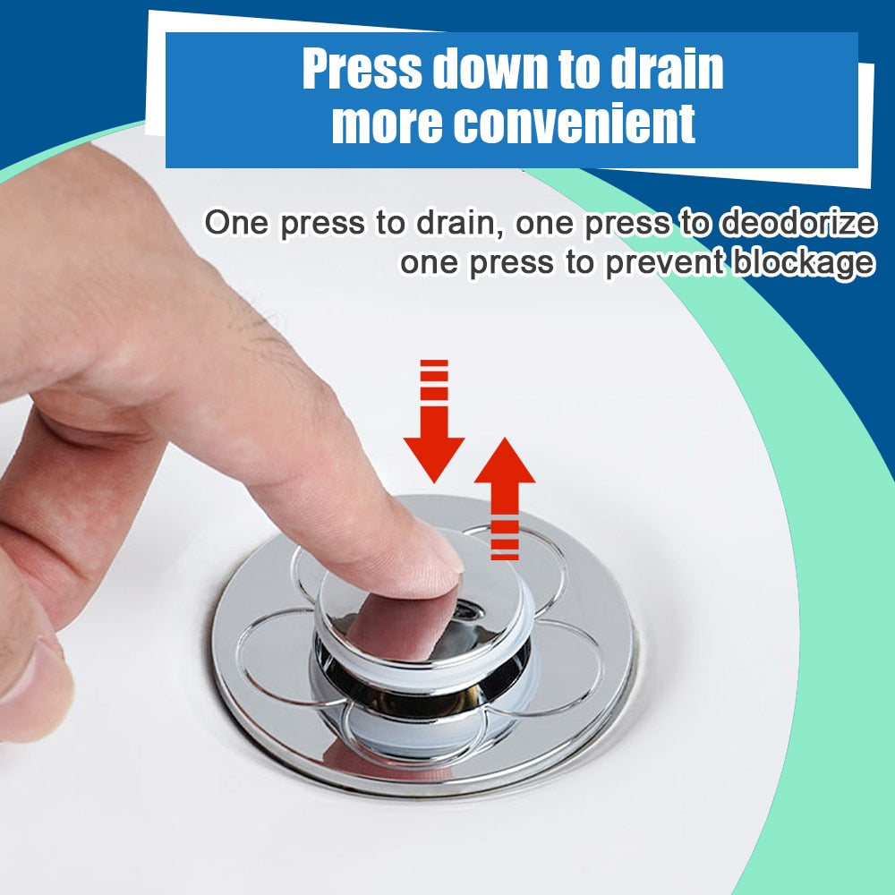 EcoDrain Master -Pop-Up Basin Drain Filter & Bath Stopper