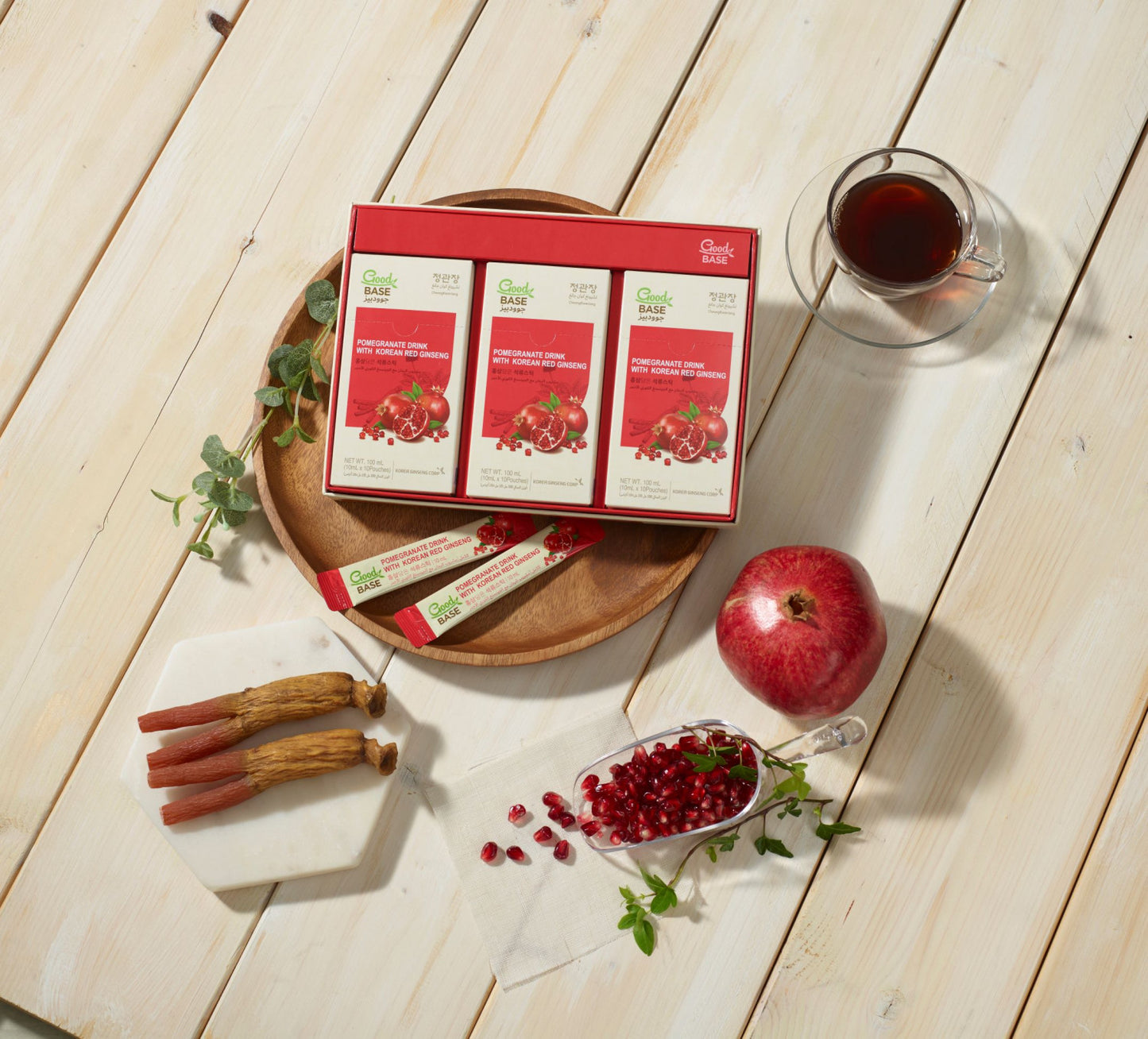 Pomegranate Korean Red Ginseng Health
