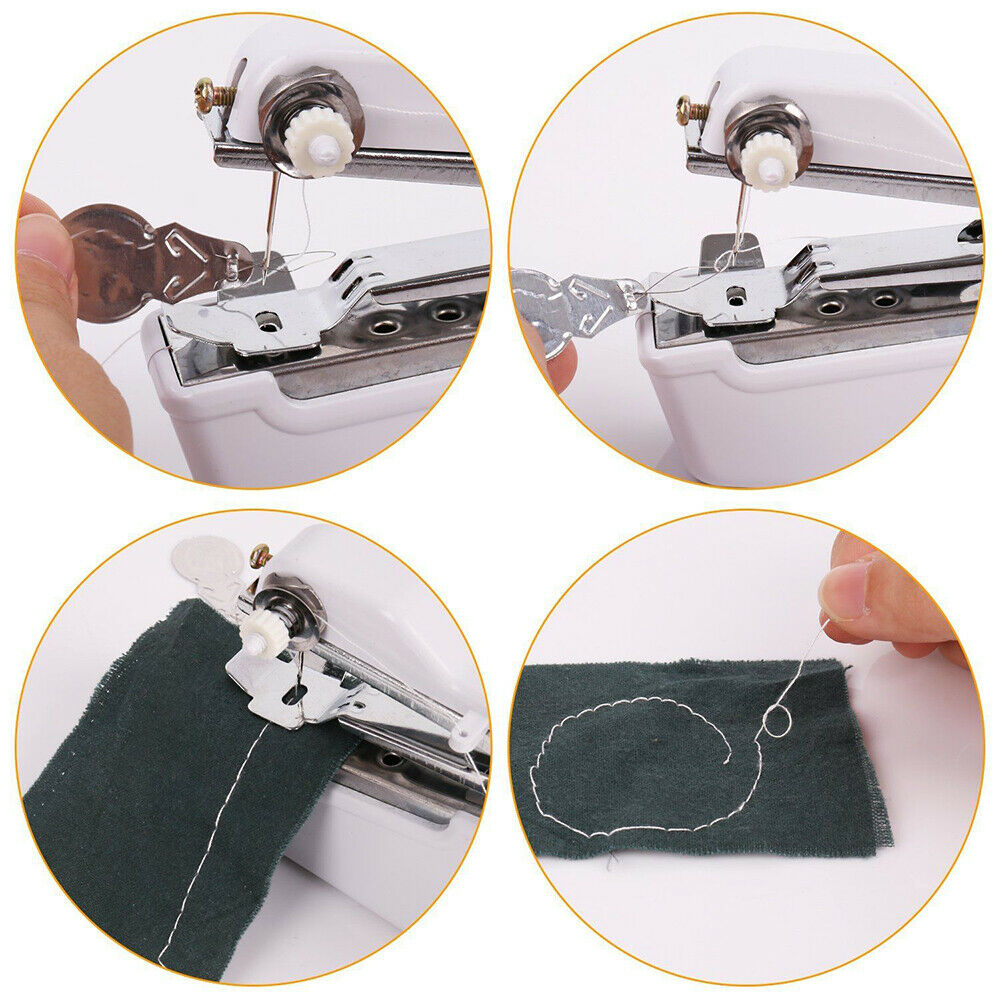 Portable Handheld Sewing Machine - Cordless Clothes Fabrics Electric Sewing Machine