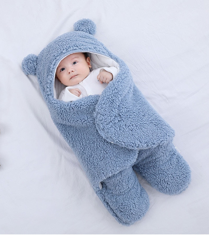 Cozy Cocoon -Newborn Baby Sleeping Bag and Wrap Blanket