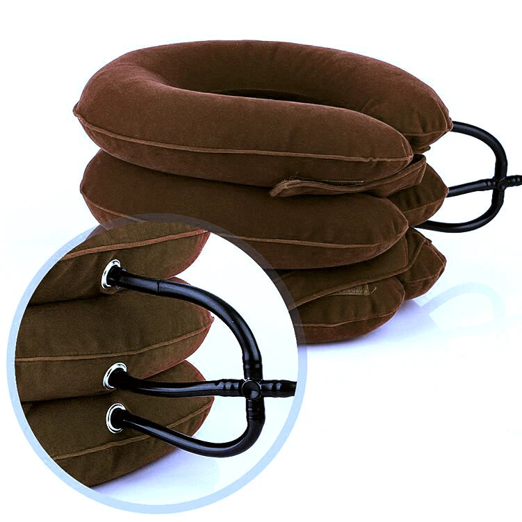 Pillow-Soft Neck Relief | Inflatable Neck Stretcher