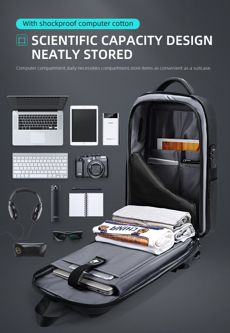 Anti-Theft Waterproof Laptop Backpack-The Ultimate Business Travel Companion