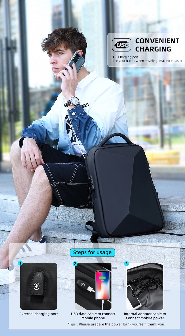 Anti-Theft Waterproof Laptop Backpack-The Ultimate Business Travel Companion