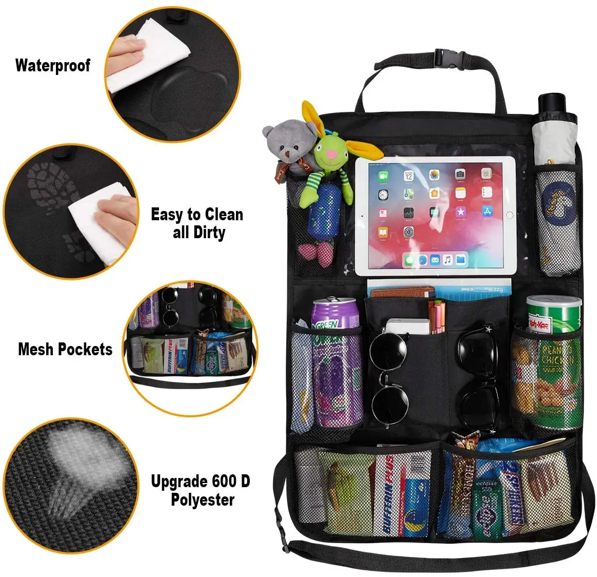 Backseat Bliss Organizer | Kid-Friendly Car Chaos Control