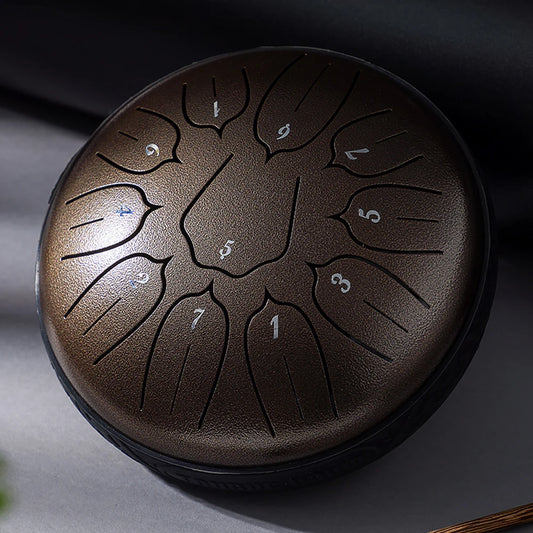 6 inch 11-tone Steel Tongue DrumCrafters Evoke Emotion with Hand Percussion