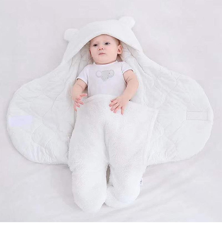 Cozy Cocoon -Newborn Baby Sleeping Bag and Wrap Blanket