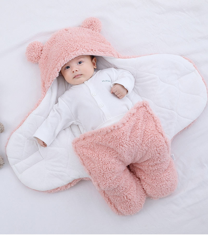 Cozy Cocoon -Newborn Baby Sleeping Bag and Wrap Blanket