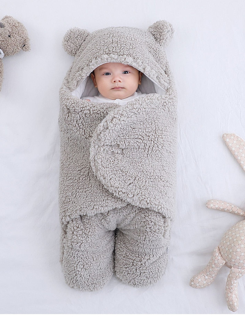 Cozy Cocoon -Newborn Baby Sleeping Bag and Wrap Blanket
