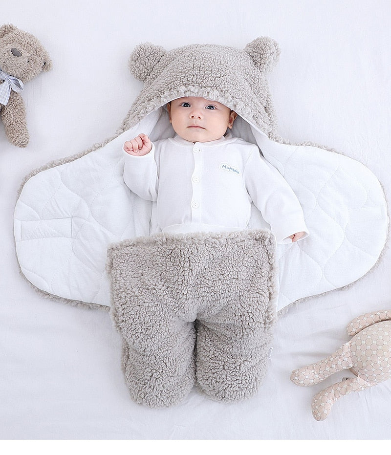 Cozy Cocoon -Newborn Baby Sleeping Bag and Wrap Blanket