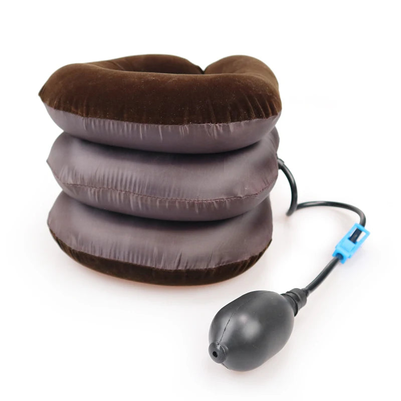 Pillow-Soft Neck Relief | Inflatable Neck Stretcher
