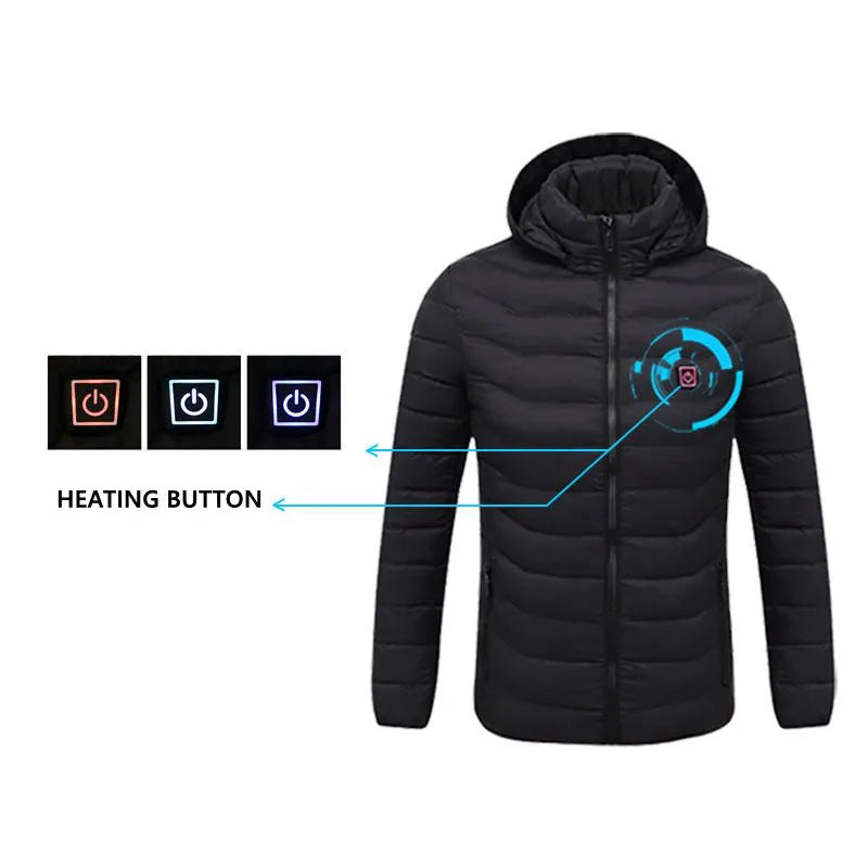 Winter Warm USB Heating Jackets Smart Thermostat