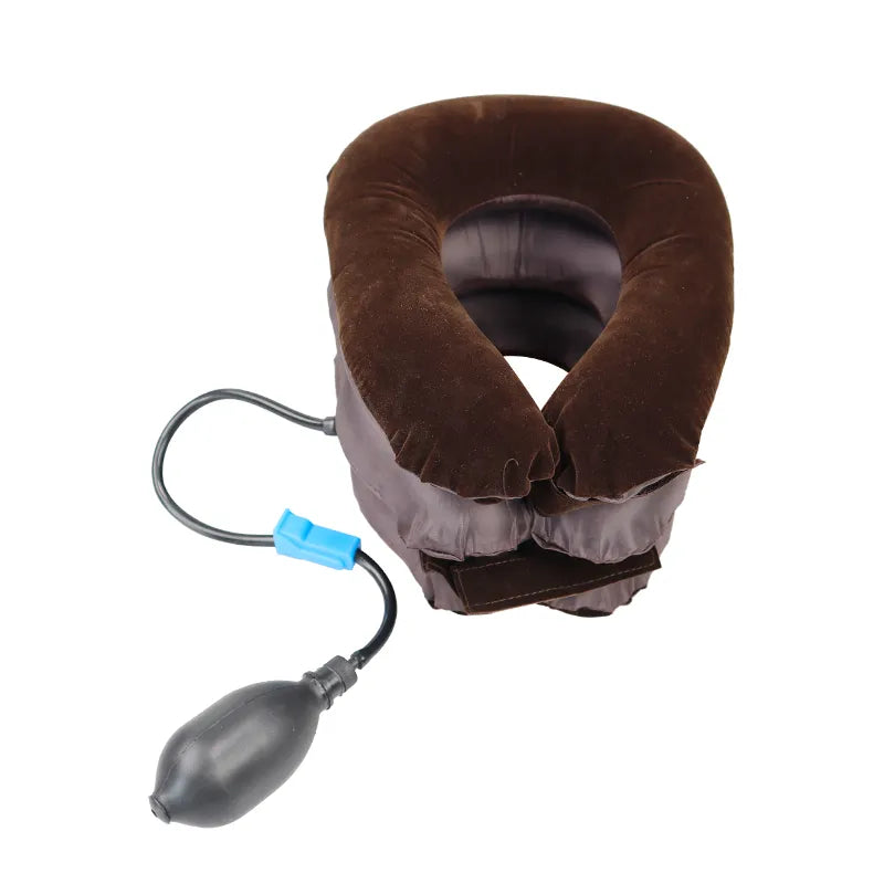 Pillow-Soft Neck Relief | Inflatable Neck Stretcher
