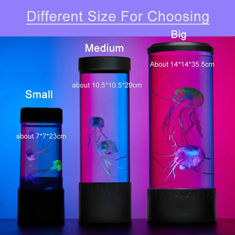 Fancy LED Jellyfish Lamp Aquarium