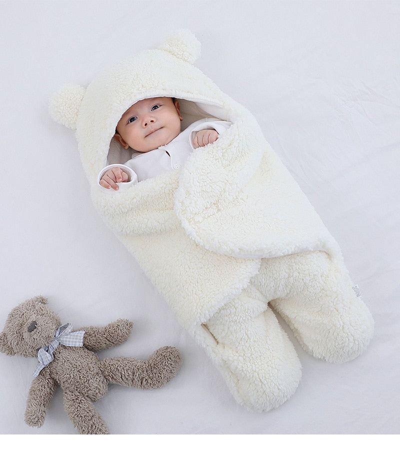 Cozy Cocoon -Newborn Baby Sleeping Bag and Wrap Blanket