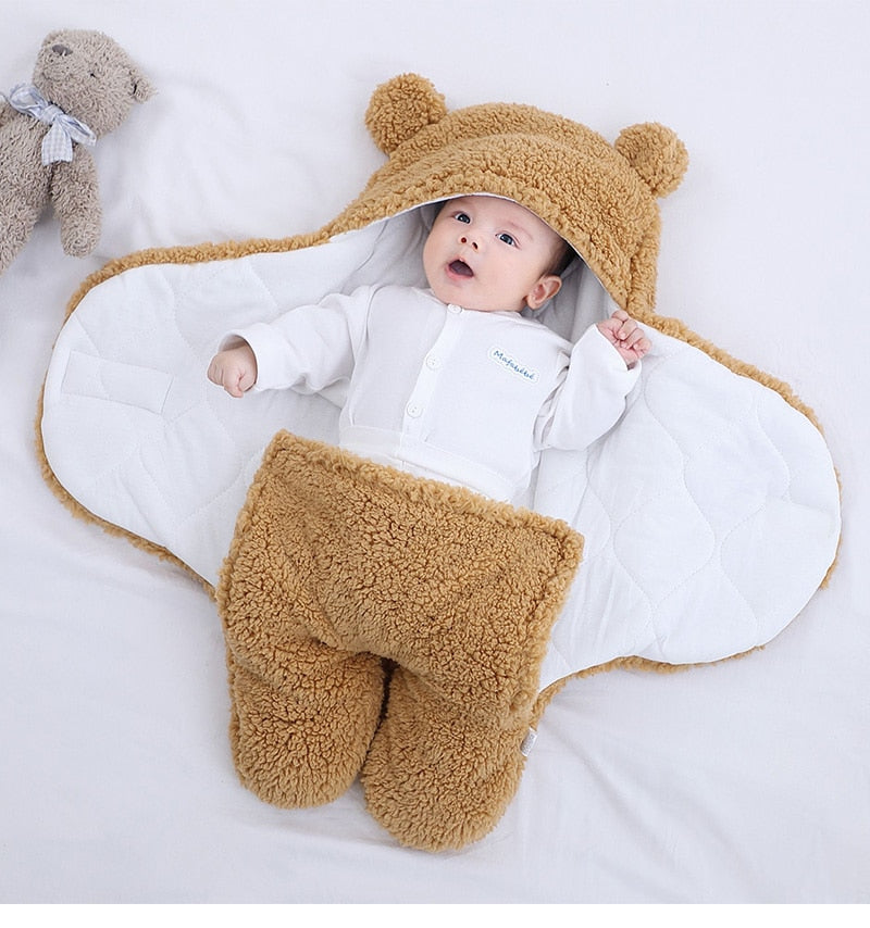 Cozy Cocoon -Newborn Baby Sleeping Bag and Wrap Blanket