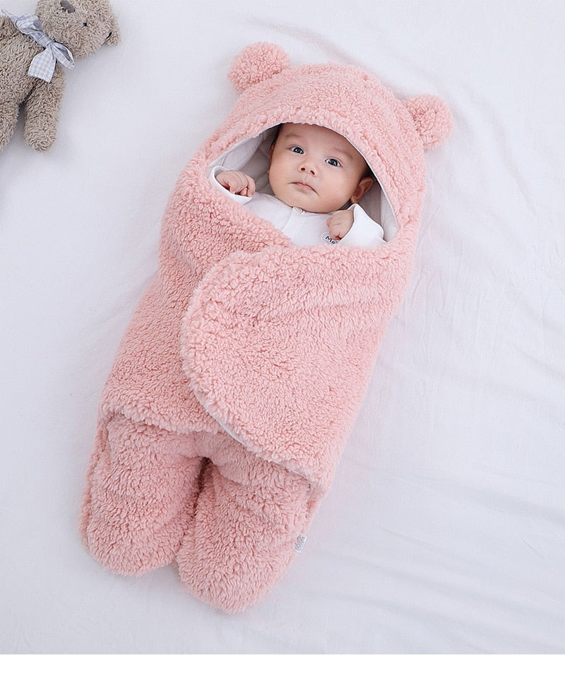 Cozy Cocoon -Newborn Baby Sleeping Bag and Wrap Blanket