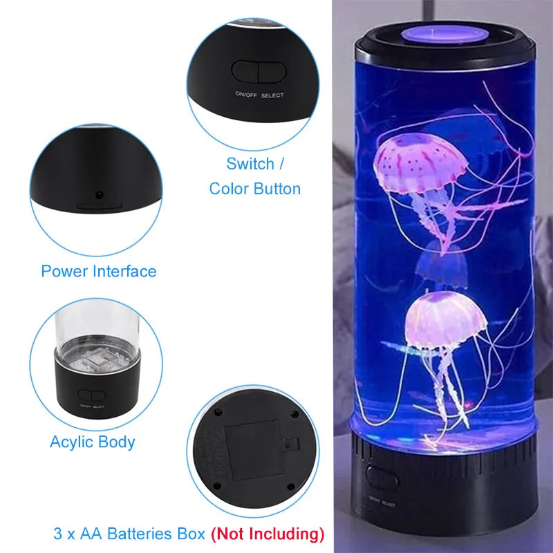 Fancy LED Jellyfish Lamp Aquarium