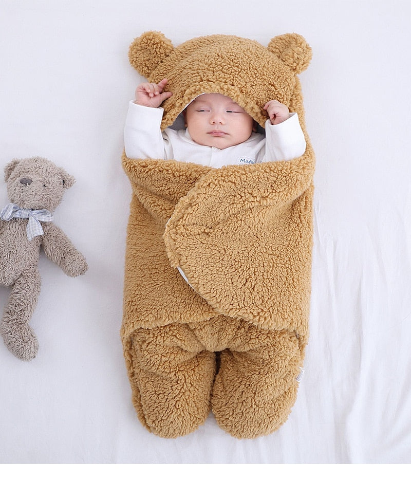 Cozy Cocoon -Newborn Baby Sleeping Bag and Wrap Blanket