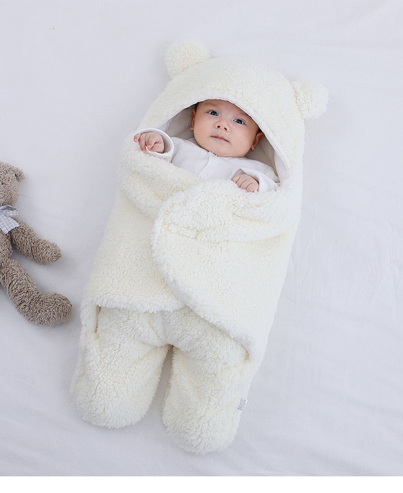 Cozy Cocoon -Newborn Baby Sleeping Bag and Wrap Blanket