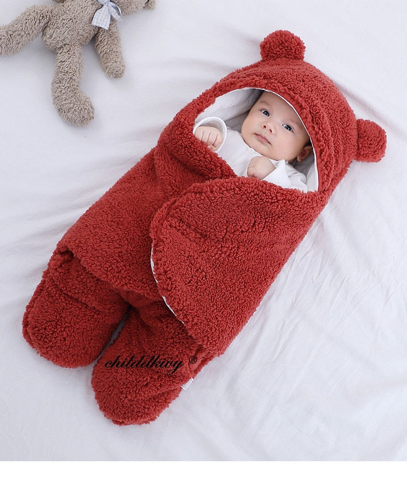 Cozy Cocoon -Newborn Baby Sleeping Bag and Wrap Blanket