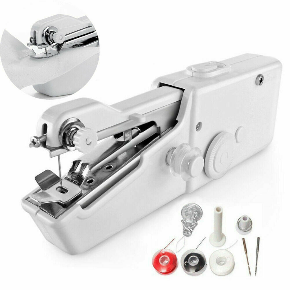 Portable Handheld Sewing Machine - Cordless Clothes Fabrics Electric Sewing Machine