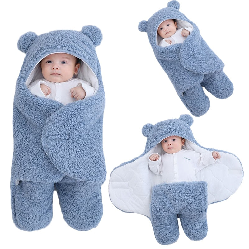 Cozy Cocoon -Newborn Baby Sleeping Bag and Wrap Blanket