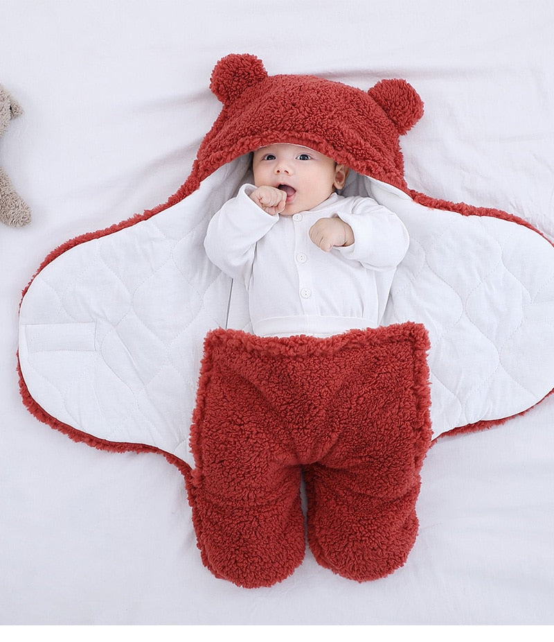 Cozy Cocoon -Newborn Baby Sleeping Bag and Wrap Blanket