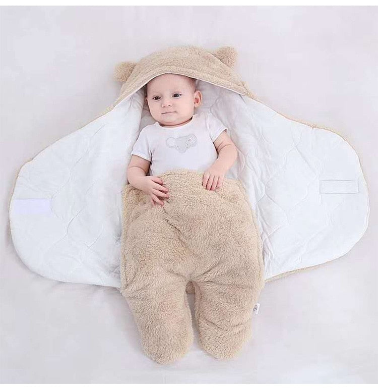 Cozy Cocoon -Newborn Baby Sleeping Bag and Wrap Blanket