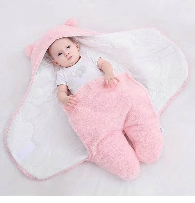 Cozy Cocoon -Newborn Baby Sleeping Bag and Wrap Blanket