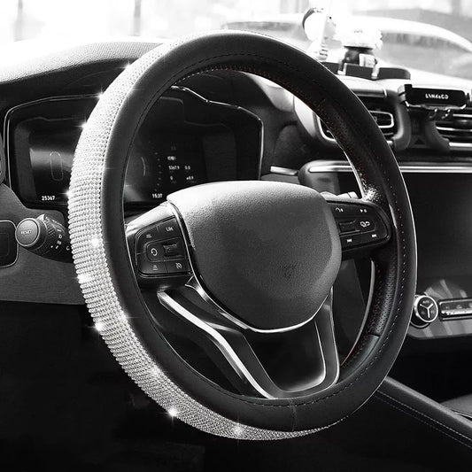 Bling Bling Diamond Car Steering Wheel Cover
