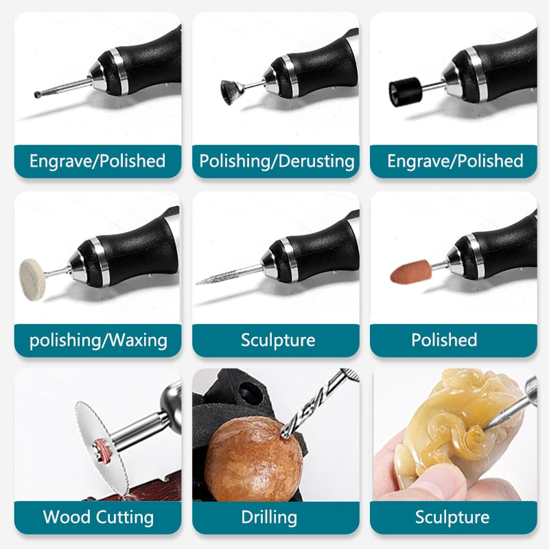 DIY Cordless Engraving Pen Tool Kit