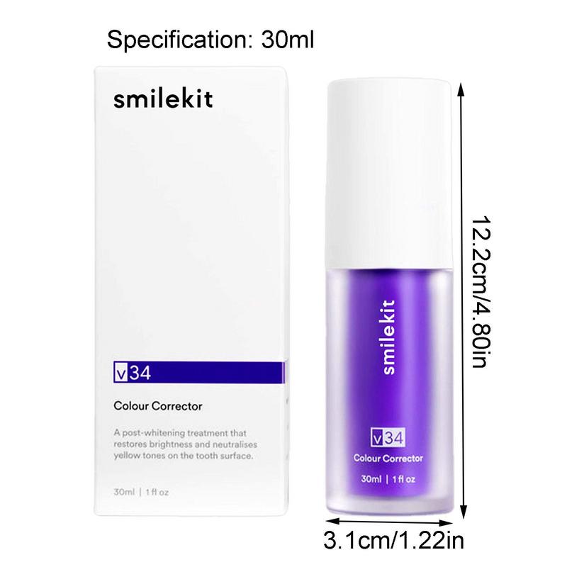 Purple Toothpaste - Say Goodbye to Yellow Stains! Hello White Teeth