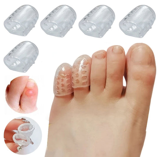 Silicone Toe Caps Anti-Friction Breathable Toe Protector Prevents Blisters