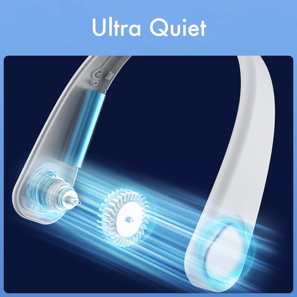 Neck Fan  Rechargeable Wearable - Cool for the Summer!