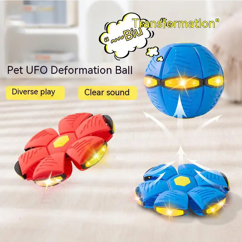 Flying UFO Flat Throw Disc Ball | Dog Toy