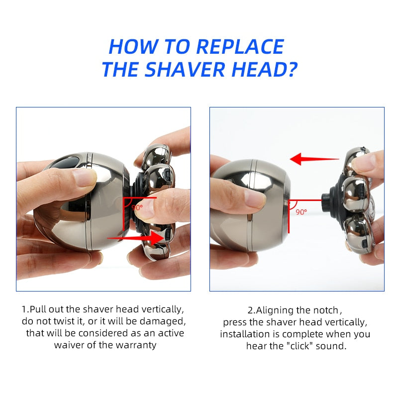 Men's Grooming Kit - Wet-Dry Electric Shaver, Beard, and Hair Trimmer