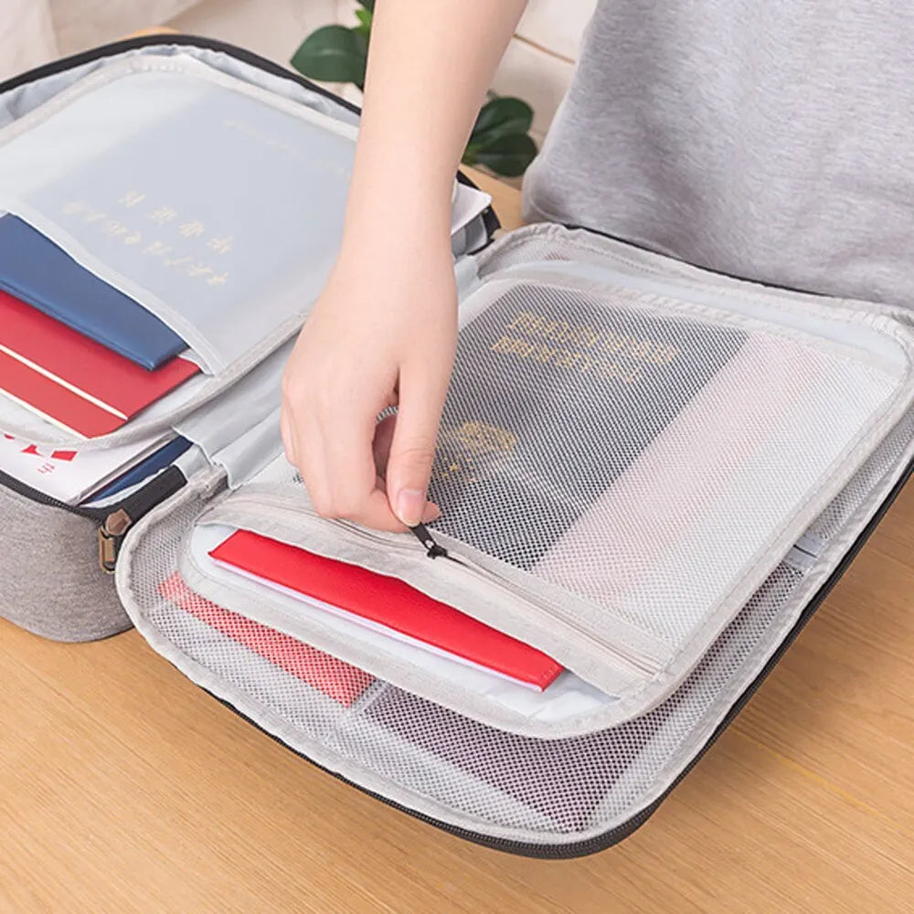 Document Storage Bag Tickets File Organizer