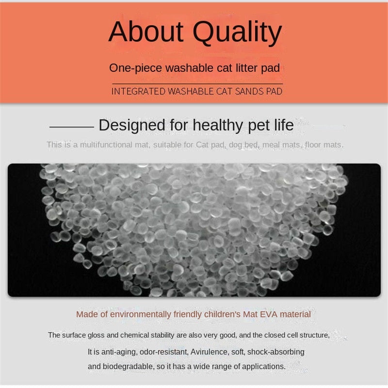 Double Layer Non-Slip Cat Litter Box Mat! 🐾