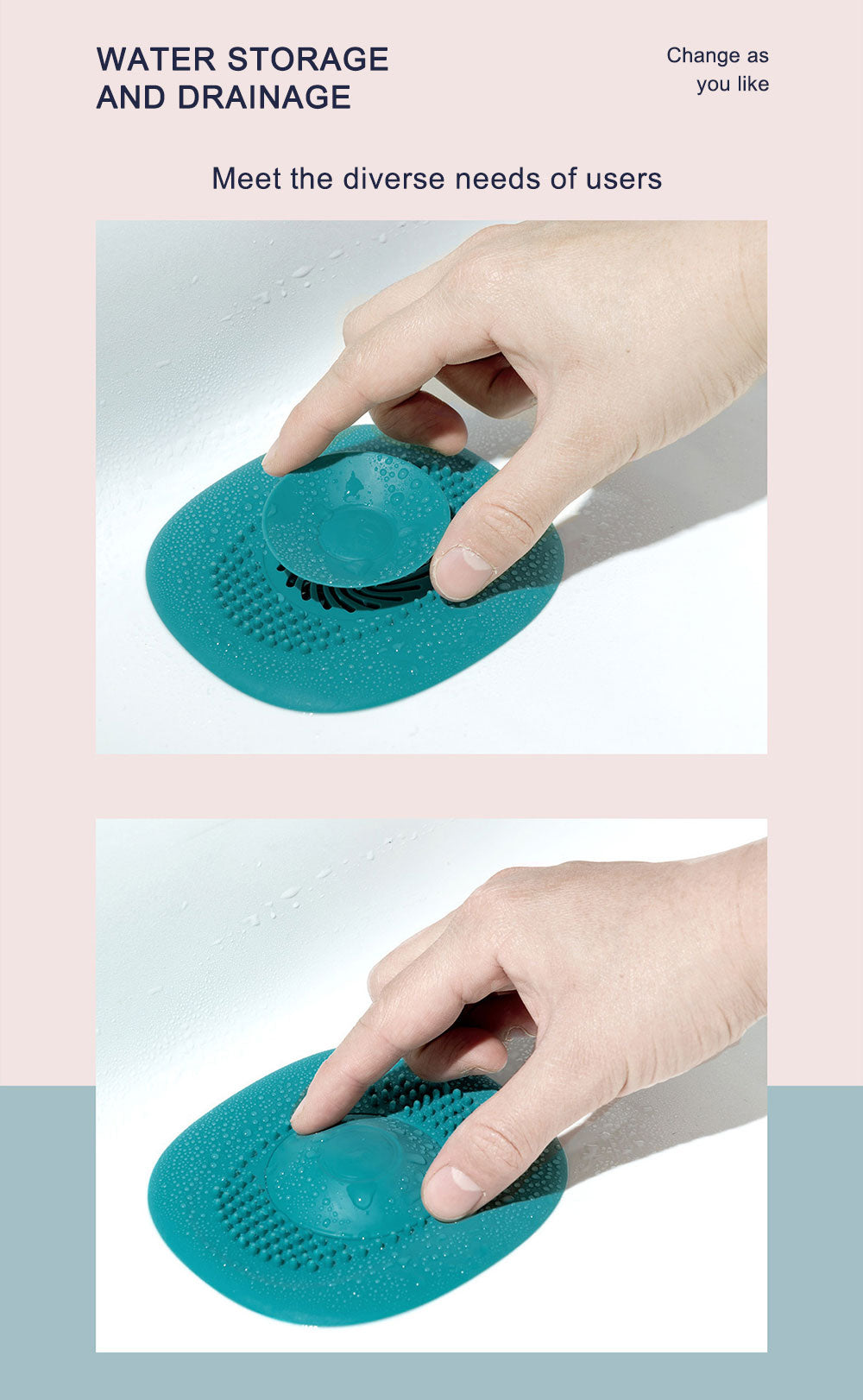Silicon- Shower and Sink Filter -All in One