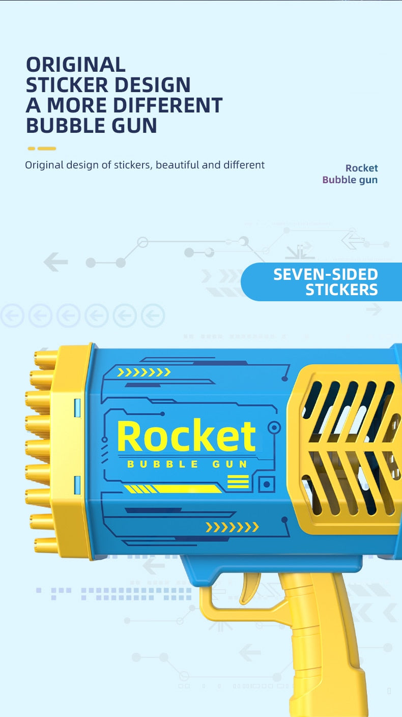 Blast Off with Bubble Fun: Rocket 69 Bubble Gun