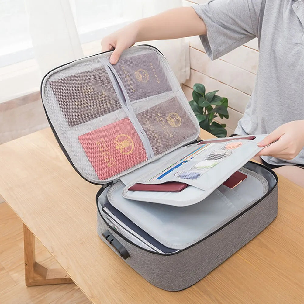 Document Storage Bag Tickets File Organizer