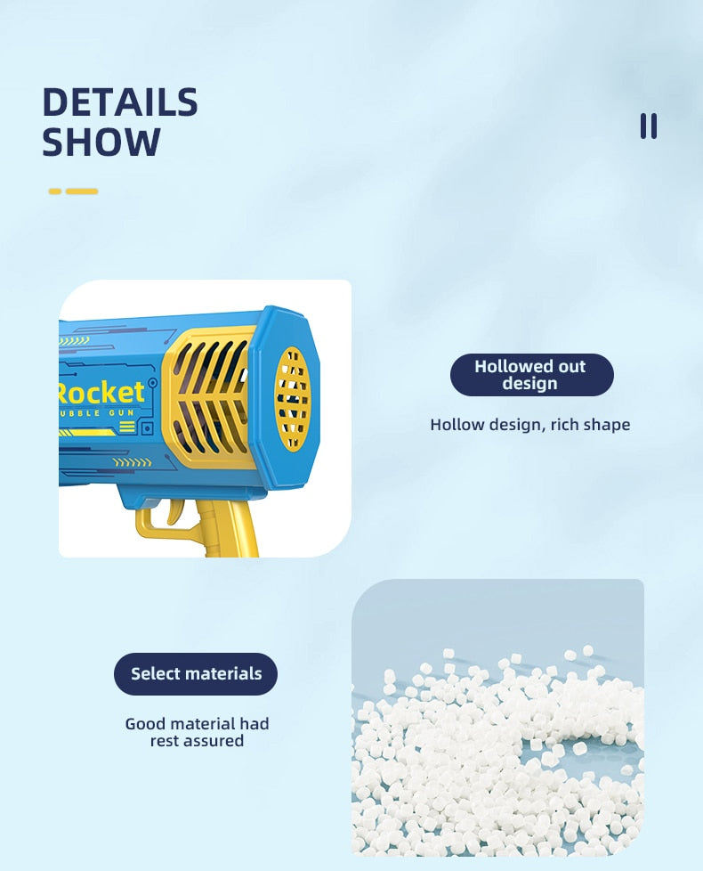 Blast Off with Bubble Fun: Rocket 69 Bubble Gun
