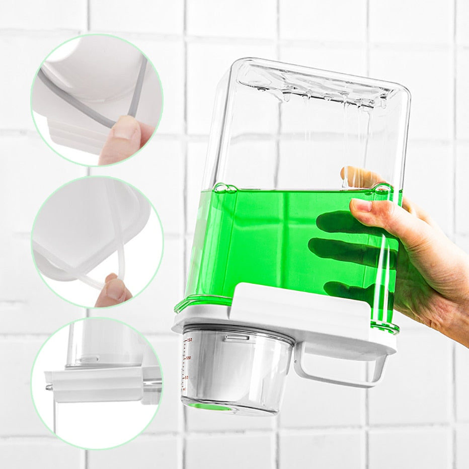 Laundry Detergent Dispenser | Softener | Powder | Bleach -Storage