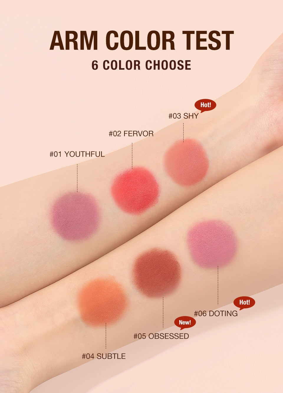 Lipstick Blush Stick 3-in-1 Eyes Cheek and Lip Tint