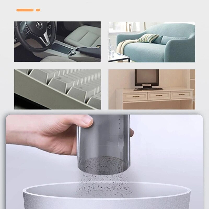 CAR AND HOME VACCUM-  Wireless, Portable, and Powerful