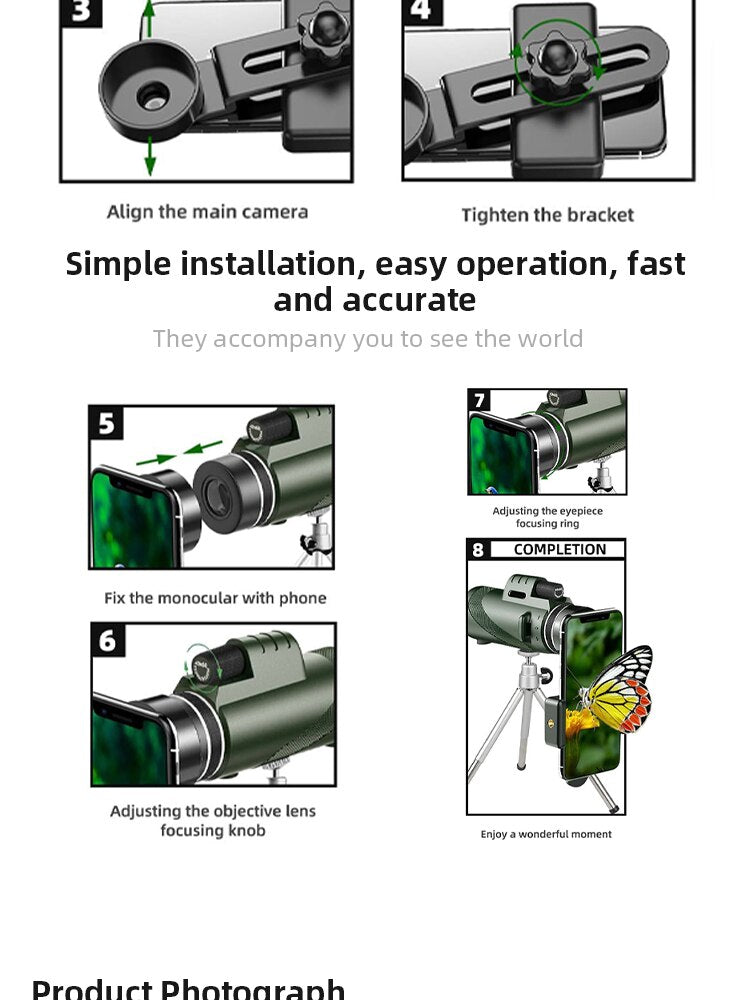 High-Definition Portable Telescope