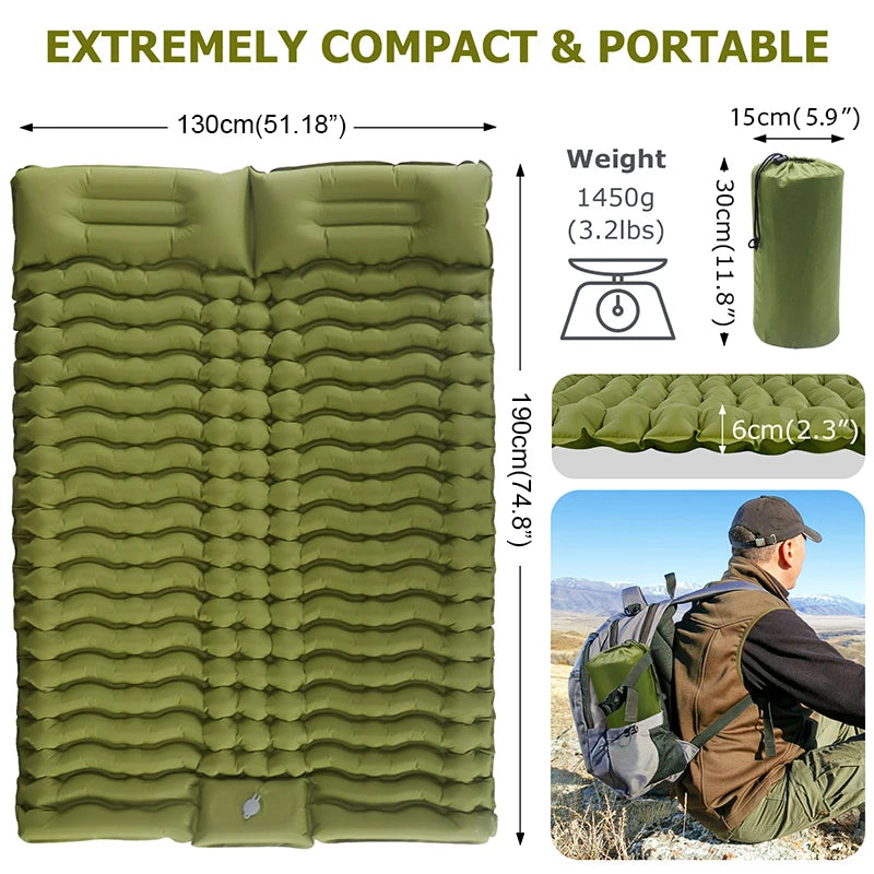 Duo Rest Haven  Ultimate Comfort for Outdoor Mattress