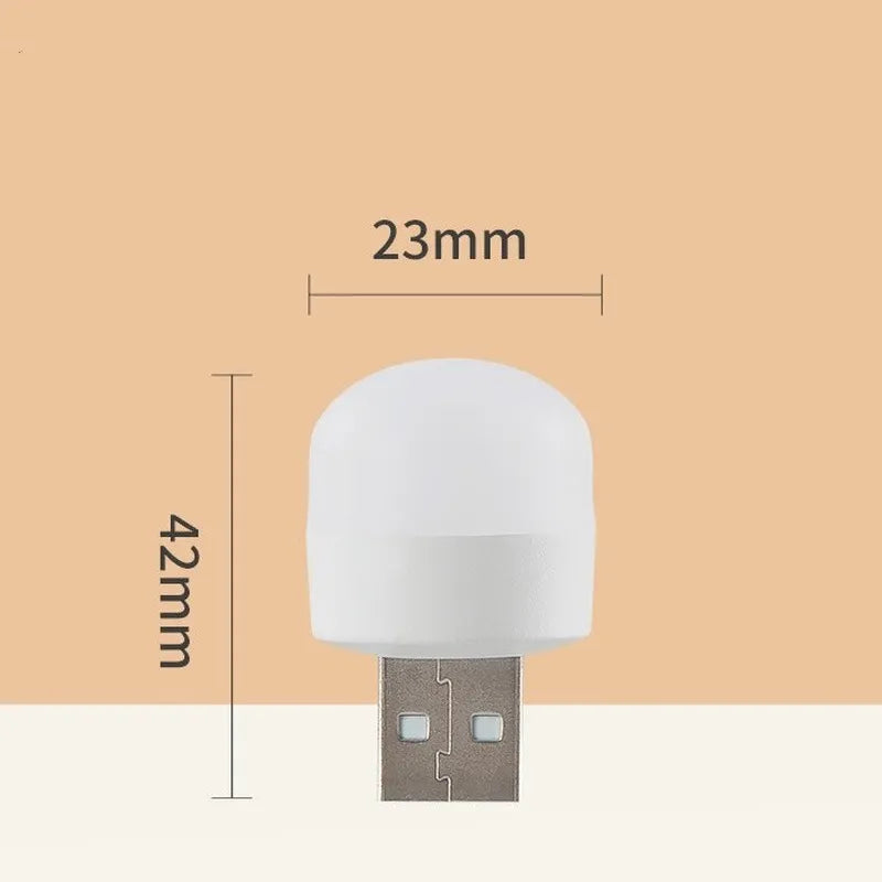 Mini USB Night Light Warm |Book Reading Light USB | 1-10PCS