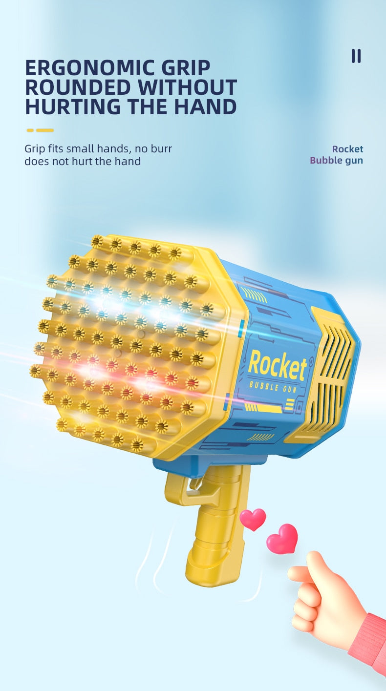 Blast Off with Bubble Fun: Rocket 69 Bubble Gun